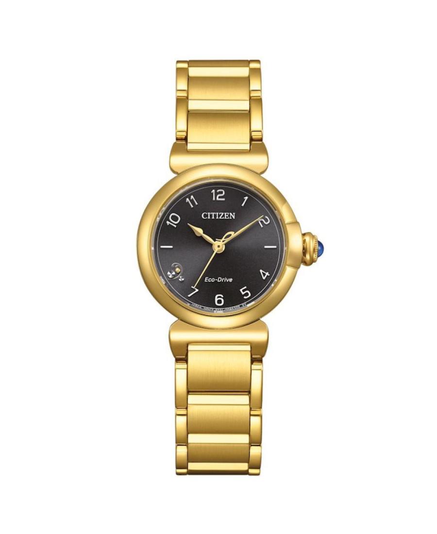Women Klasické Japan Eco-Drive Analog Watch CITIZEN EM1132-88H Silver color Dial 26mm