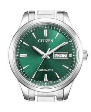 Men Klasické Japan Automatic Analog Watch CITIZEN NY4058-79XC Zelená Dial 40mm image 5