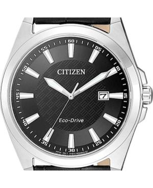 Mężczyźni Japonia bateria słoneczna analogowe Zegarek CITIZEN BM7108-14E Czarny Wybierz 41mm image 6