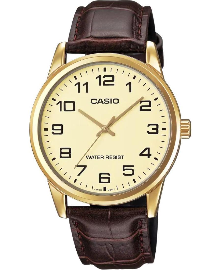 Mężczyźni Japonia kwarcowy analogowe Zegarek CASIO MTP-V001GL-9B (А)