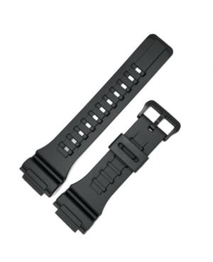 Watch Strap CASIO 10452139 Black Schwarz 18 mm