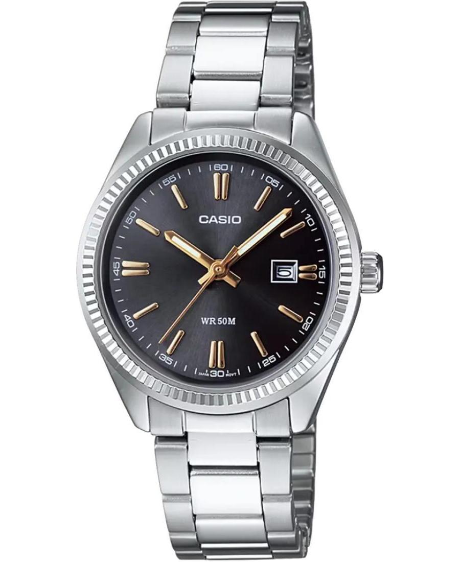Moteriškas Japoniškas Kvarcinis Rodyklinis Watch CASIO LTP-1302D-1A2VDF