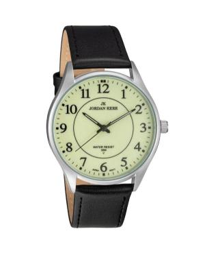 Мужские Классические Кварцевые Часы JORDAN KERR LG004-04 Зелёный Циферблат 43mm