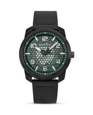 Men Fashion Quartz Analog Watch POLICE PEWGA0049102 Green Dial 45mm