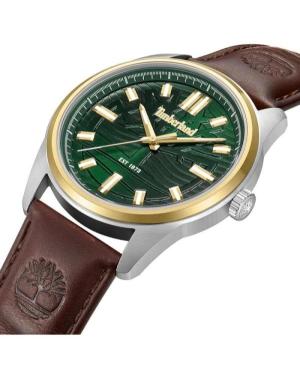 Mężczyźni klasyczny Moda kwarcowy analogowe Zegarek TIMBERLAND TDWGB0041206 Zielony Wybierz 45mm image 4