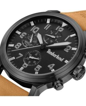 Men Fashion Klasické Quartz Analog Watch TIMBERLAND TDWGF0040701 Černá Dial 46mm image 4