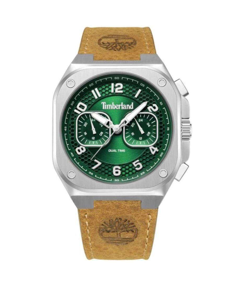 Men Fashion Classic Quartz Analog Watch TIMBERLAND TDWGF0055002 Green Dial 46mm
