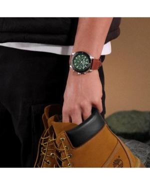 Men Fashion Klassisch Quartz Analog Watch TIMBERLAND TDWGF0074902 Grün Dial 46mm image 2