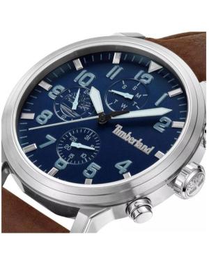 Men Fashion Klassisch Quartz Analog Watch TIMBERLAND TDWGF0040702 Blau Dial 46mm image 4
