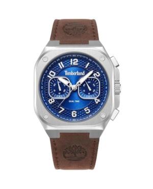 Men Fashion Classic Quartz Analog Watch TIMBERLAND TDWGF0055003 Blue Dial 46mm