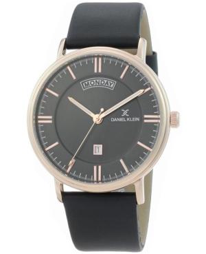 Men Fashion Klassisch Quartz Analog Watch DANIEL KLEIN DK.1.12258-4 Schwarz Dial 43mm