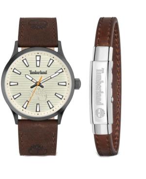 Men Klassisch Fashion Quartz Analog Watch TIMBERLAND TDWGA2152004 - SET A Sand Dial 45mm
