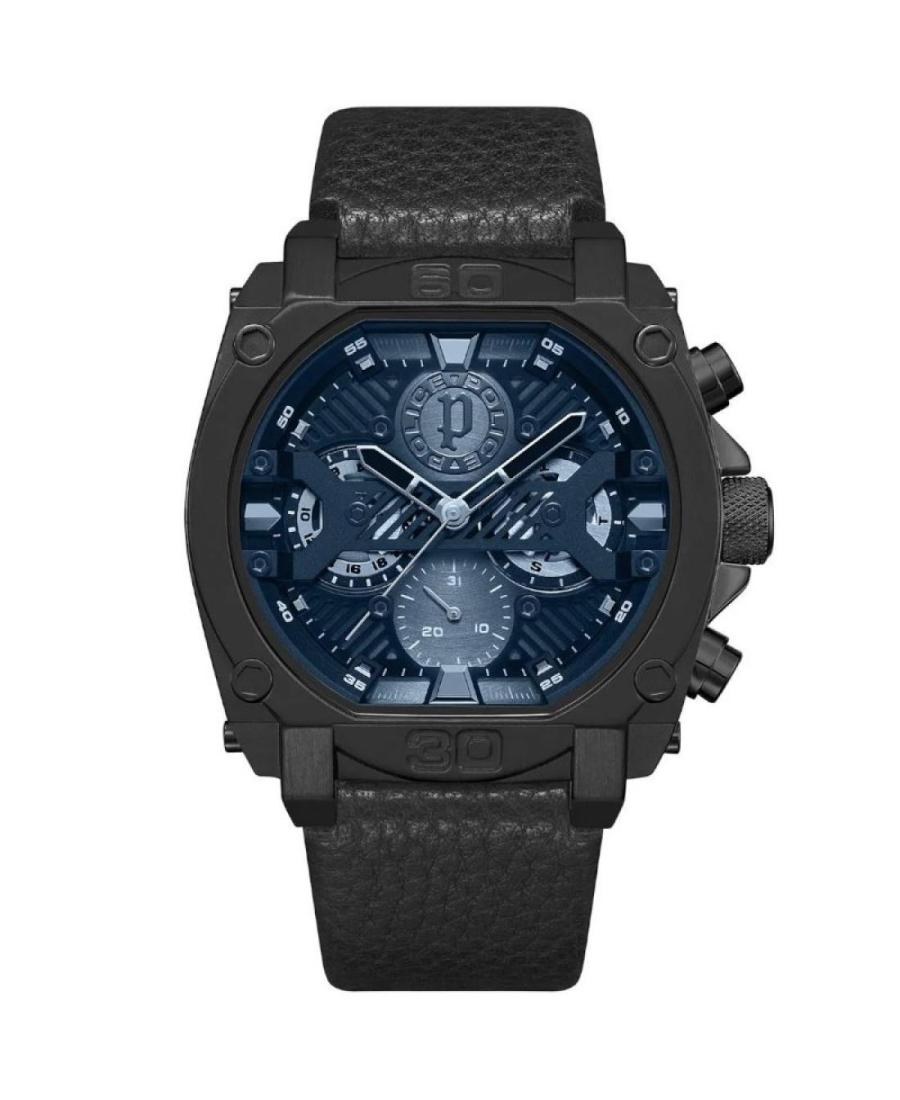 Men Fashion Quartz Analog Watch POLICE PEWJF2226803 Modrá Dial 45mm
