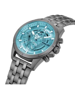 Men Fashion Quartz Analog Watch POLICE PEWJK0004606 Blau Dial 45mm image 4