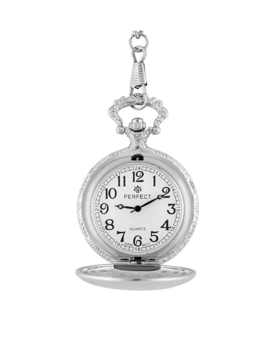 Vyriškas Klasikinis Kvarcinis Watch PERFECT A01-PNP Balta Dial 46mm