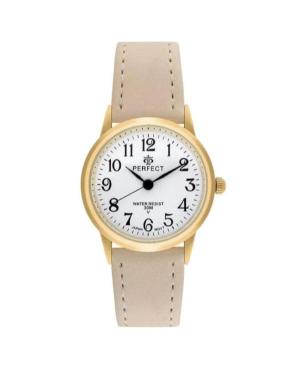 Women Classic Quartz Analog Watch PERFECT LXC052G-17 White Dial 30mm