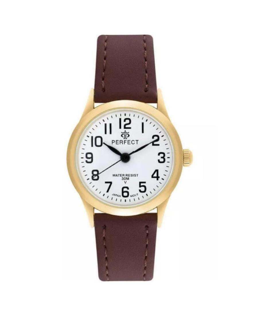 Women Classic Quartz Analog Watch PERFECT LXC048G-02 White Dial 26mm