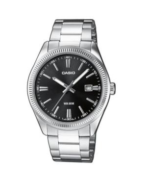 Men Classic Japan Quartz Analog Watch CASIO MTP-1302PD-1A1VEF Black Dial 38mm