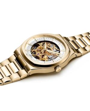Men Classic Analog Luxury Swiss Watch Skeleton APPELLA Silver Dial 42mm L12006.1113AS image 1