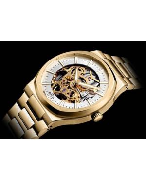 Men Classic Analog Luxury Swiss Watch Skeleton APPELLA Silver Dial 42mm L12006.1113AS image 3