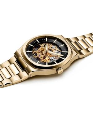 Men Classic Analog Luxury Swiss Watch Skeleton APPELLA Černá Dial 40mm L12006.1114AS image 1