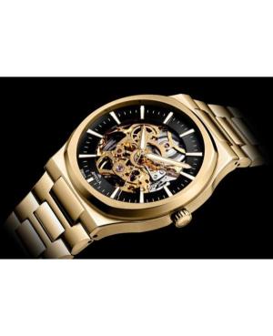Men Classic Analog Luxury Swiss Watch Skeleton APPELLA Černá Dial 40mm L12006.1114AS image 3