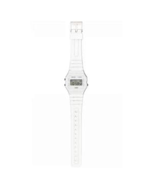 Mężczyźni sportowy Japonia kwarcowy cyfrowe Zegarek Budzik CASIO F-91WB-7AEF Kolor srebrny Wybierz 34mm image 4