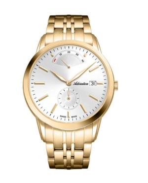 Mężczyźni Classic Analog Szwajcar automatyczny Zegarek ADRIATICA Niebieska Wybierz 43mm A8306.1113A