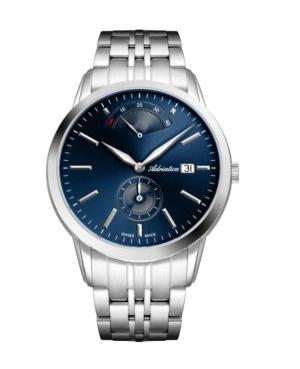 Mężczyźni Classic Analog Szwajcar automatyczny Zegarek ADRIATICA Niebieska Wybierz 43mm A8306.5115A
