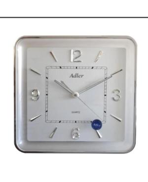 ADLER ADL-PW165-1730 SILVER Wall clock Silver color Plastic Gray