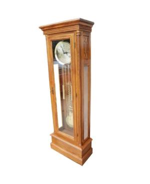 ADLER 10064O OAK Grandfather Clock Mechanicaical Wood Oak image 3