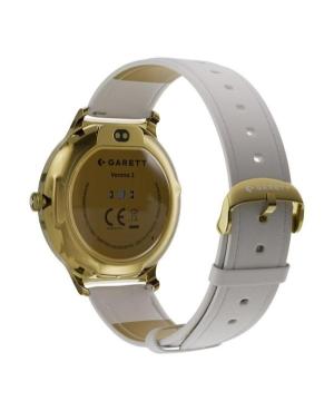 Men Fashion Sports Functional Smart watch Quartz Digital Watch GARETT Verona 2 Glow Gold Solid steel Černá Dial 43mm image 1