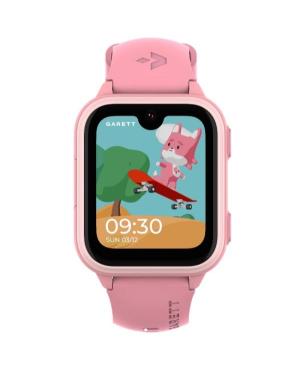 Zegarki dziecięce Kids Vibe 4G Pink sportowy Funkcjonalny Moda Smart Zegarek GARETT kwarcowy Czarny Wybierz
