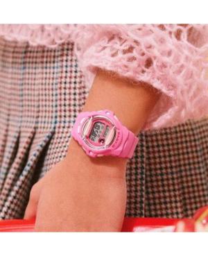 Men Sports Functional Diver Japan Quartz Digital Watch Timer CASIO BG-169CH-4ER G-Shock Pink Dial 42mm image 3