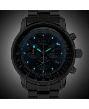 Men Quartz Analog Watch Chronograph ZEPPELIN 7680MB-3 Weiß Dial 42mm image 4