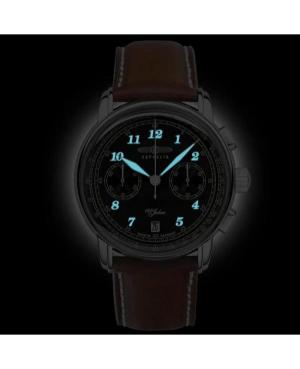 Men Quartz Analog Watch Chronograph ZEPPELIN 7674-3 Černá Dial 42mm image 1