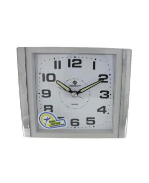 PERFECT SQ858SP/WH/Chrome Alarm clock White Plastic Steel color