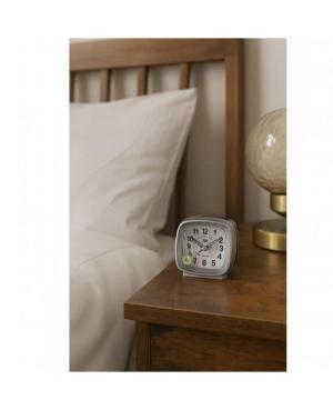 PERFECT SQ816B-SP/Silver Alarm clock, Gray Plastic Silver color image 2