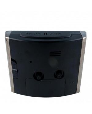 PERFECT SQ858SP/BK/Chrome Alarm clock Steel color Plastic Black image 3