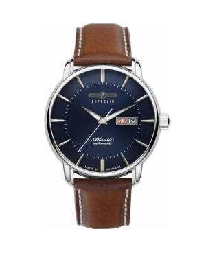 Men Automatic Analog Watch ZEPPELIN 8466-3 Modrá Dial 40mm
