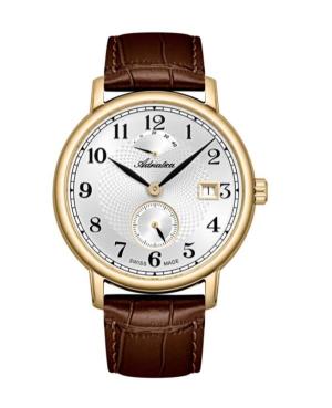 Mężczyźni Classic Analog Szwajcar automatyczny Zegarek ADRIATICA Srebrna Wybierz 42mm A8256.1223A