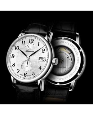 Men Classic Analog Swiss Automatic Watch ADRIATICA Silver Dial 42mm A8256.5223A image 5