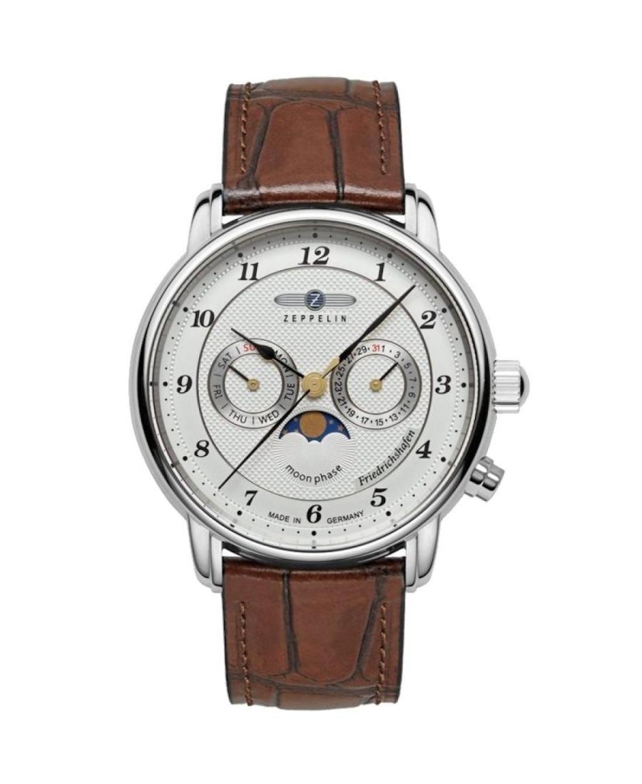 Men Quartz Watch ZEPPELIN 8536-1 Weiß Dial 42mm