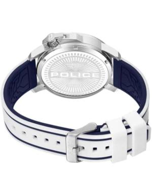 Men Fashion Quartz Analog Watch POLICE PEWJQ0005105 White Dial 44mm image 3