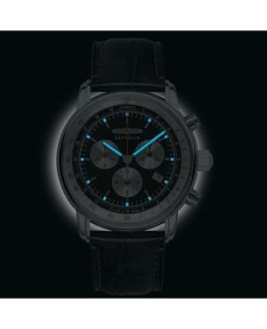 Men Quartz Watch Chronograph ZEPPELIN 8888-2 Schwarz Dial 42mm image 5