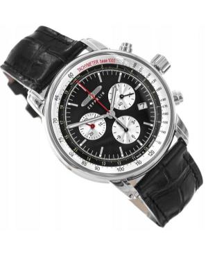 Men Quartz Watch Chronograph ZEPPELIN 8888-2 Schwarz Dial 42mm image 8