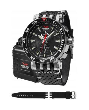 Мужские Дайверские Маханические Наручные Часы VOSTOK EUROPE YN84-575A538LEBK-SLBK изображение 4