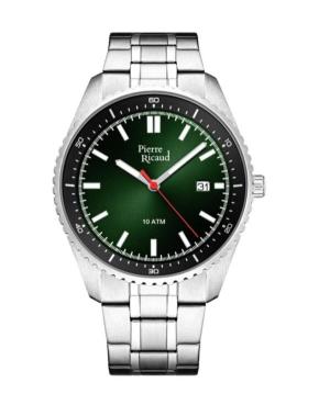 Mężczyźni Classic Analog kwarcowy Zegarek PIERRE RICAUD Zielony Wybierz 42mm P6052.Y110Q