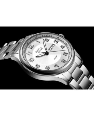 Men Classic Analog Quartz Watch PIERRE RICAUD Silver Dial 40mm P60043.5123Q image 3