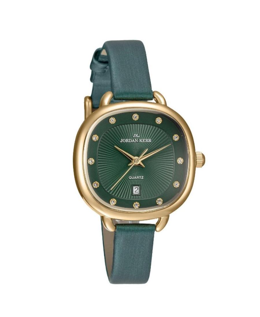 Жіночий Фешн Класичний Наручний Годинник JORDAN KERR P9007/IPG/GREEN
